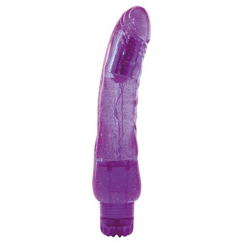 Vibratore Realistico Bright Glitter 24,5 cm - Erotika Shop