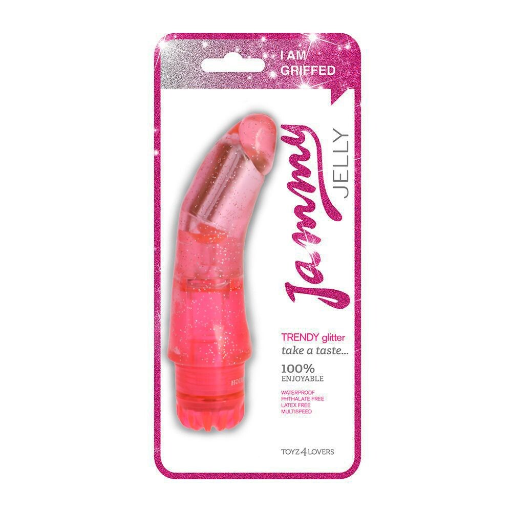 Vibratore Realistico Trendy Glitter 20,5 cm - Erotika Shop