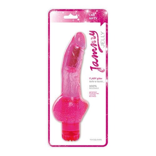 Vibratore Realistico Flary Glitter 22 cm - Erotika Shop