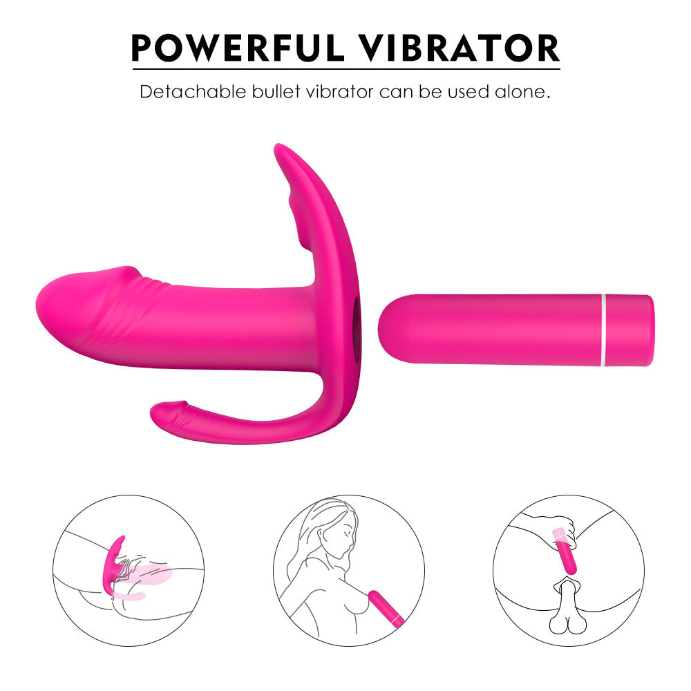 Vibratore Doppia Stimolazione Up To Heaven - Erotika Shop