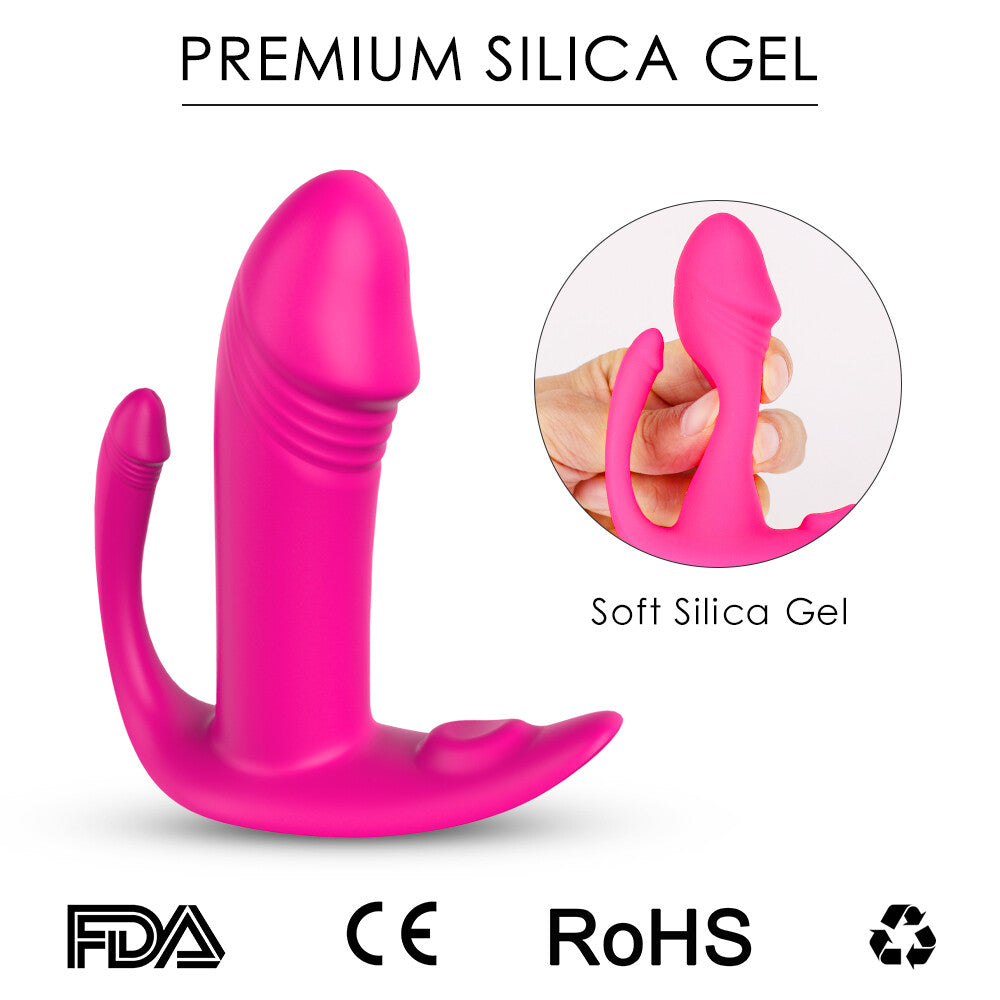 Vibratore Doppia Stimolazione Up To Heaven - Erotika Shop