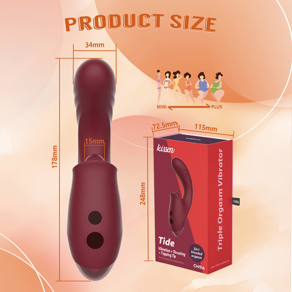 Vibratore Doppia Stimolazione Tide - Erotika Shop