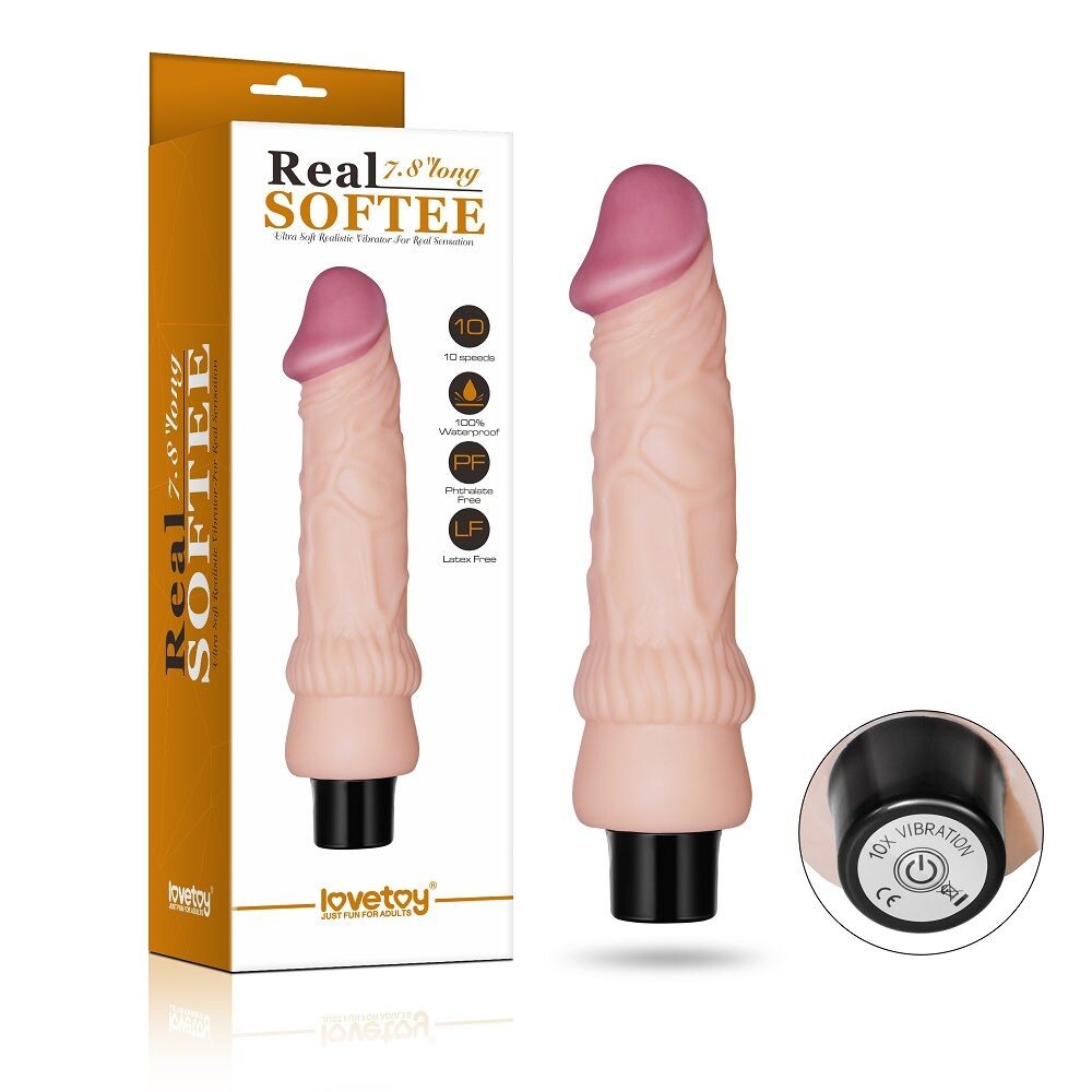 Vibratore Realistico Dave 19,5 cm - Erotika Shop