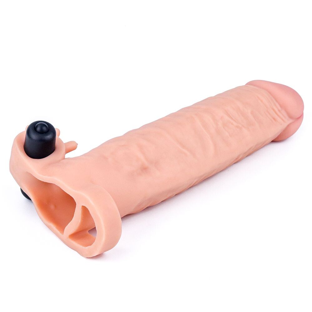 Guaina e Prolunga Pene Vibrante Glory 19 cm
