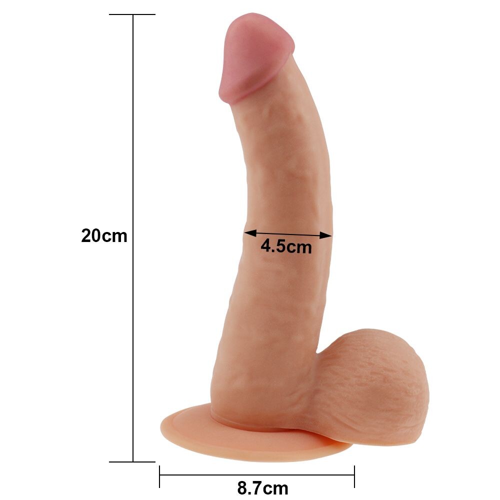 Dildo Realistico Ultra Soft Owen 20 cm - Erotika Shop