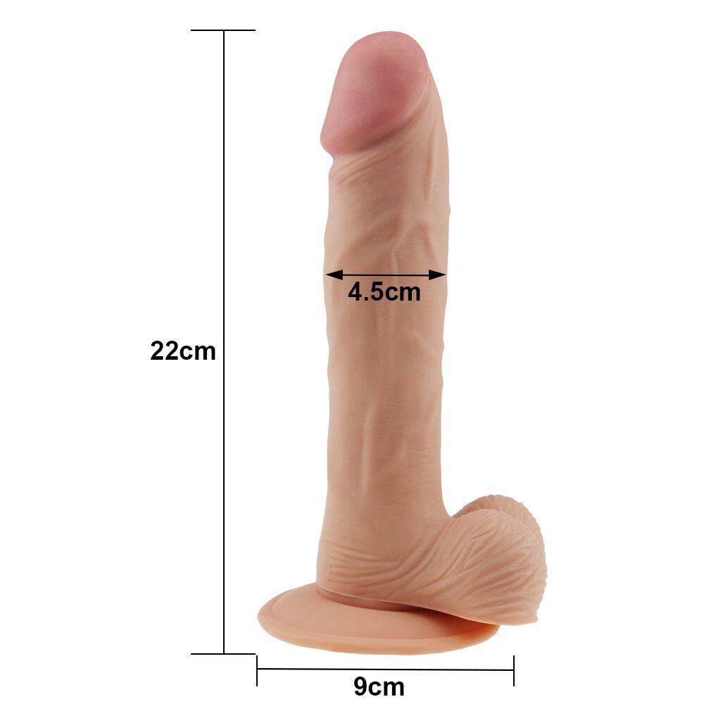Dildo Realistico Ultra Soft Raphael 23 cm - Erotika Shop