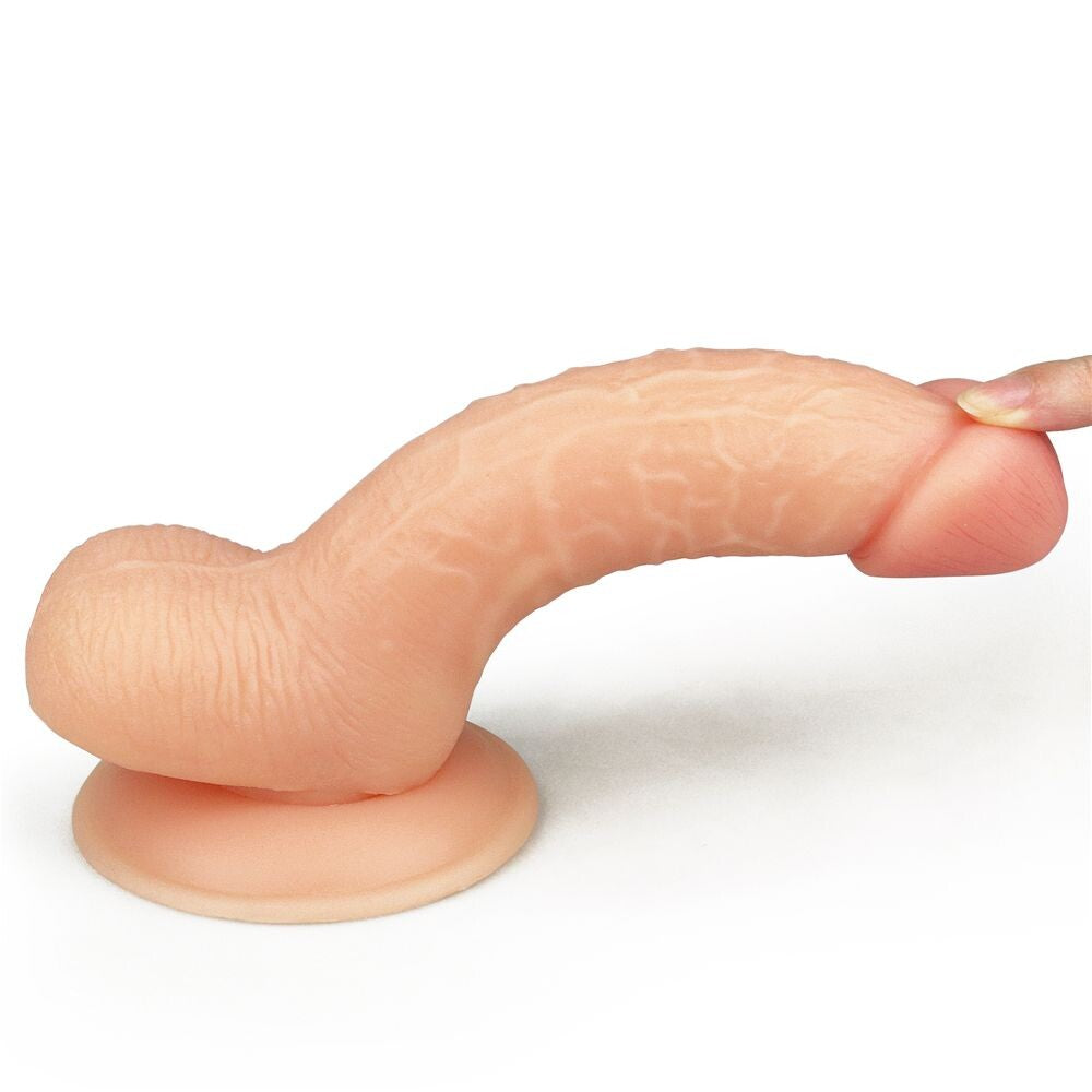 Dildo Realistico Ultra Soft Ronan 18 cm - Erotika Shop