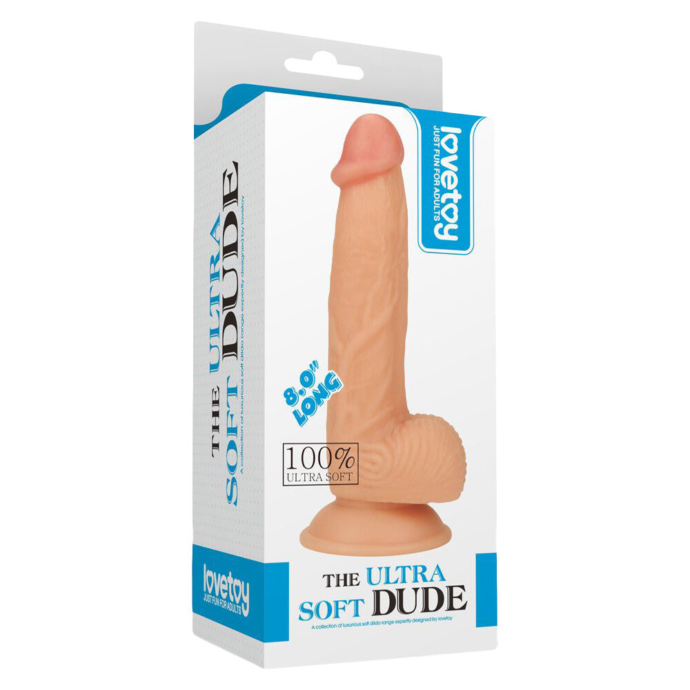 Dildo Realistico Ultra Soft Seth 20 cm - Erotika Shop