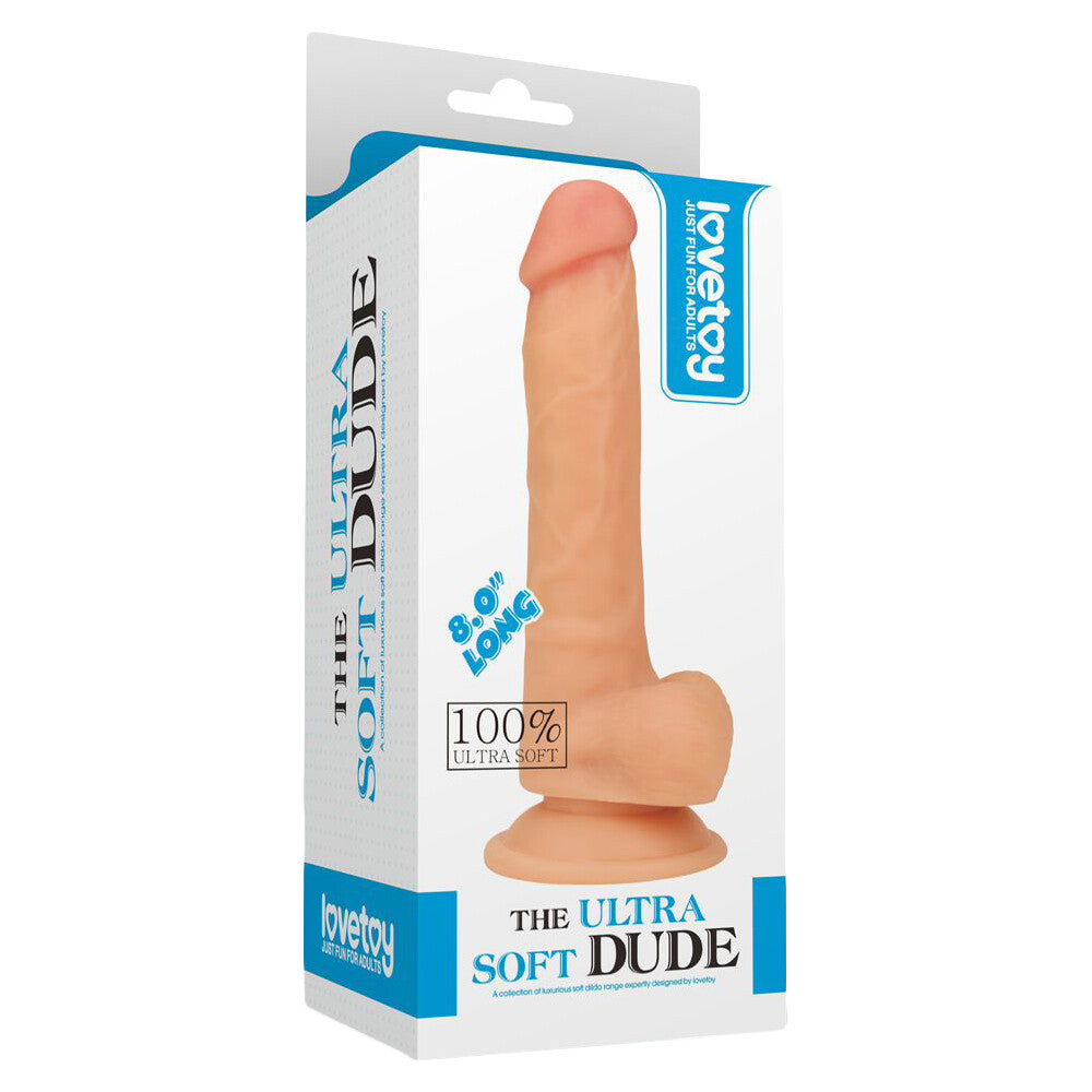 Dildo Realistico Ultra Soft Raul 20 cm - Erotika Shop