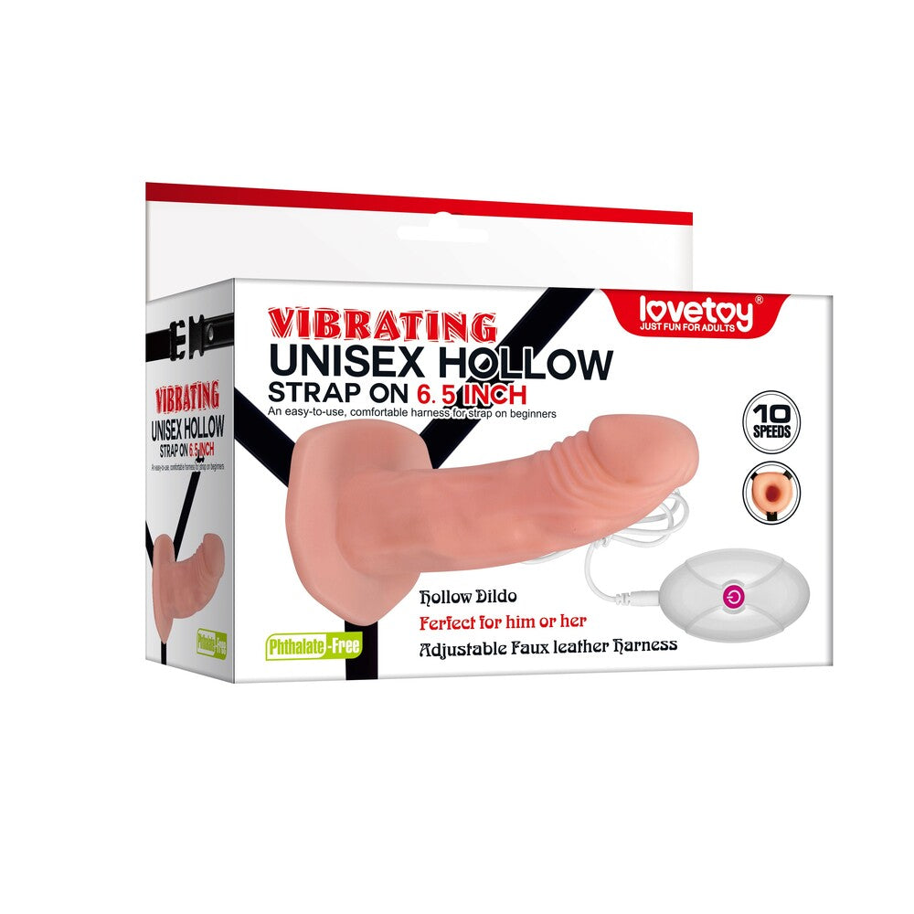 Strap On Unisex Hollow Vibe 16 cm - Erotika Shop