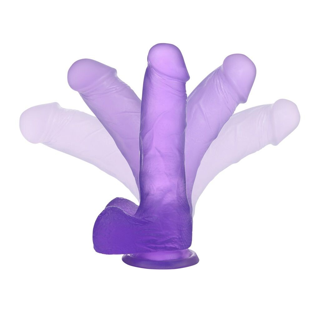Dildo Realistico Jelly Crystal 17 cm