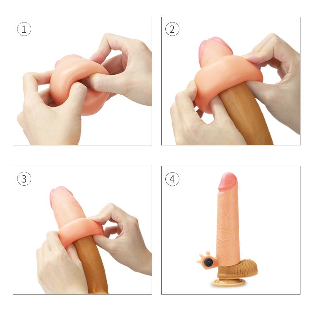 Guaina e Prolunga Pene Nature Vibe 19 cm - Erotika Shop