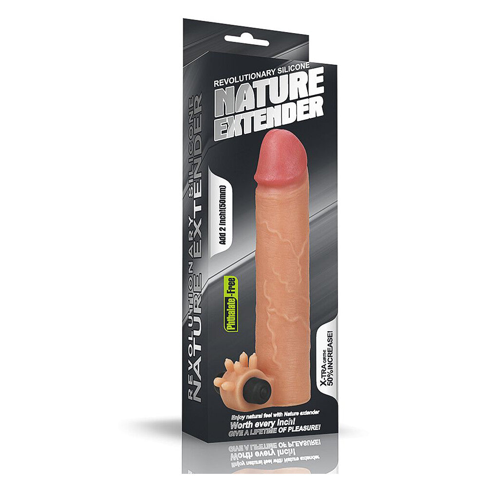 Guaina e Prolunga Pene Nature Vibe 19 cm - Erotika Shop