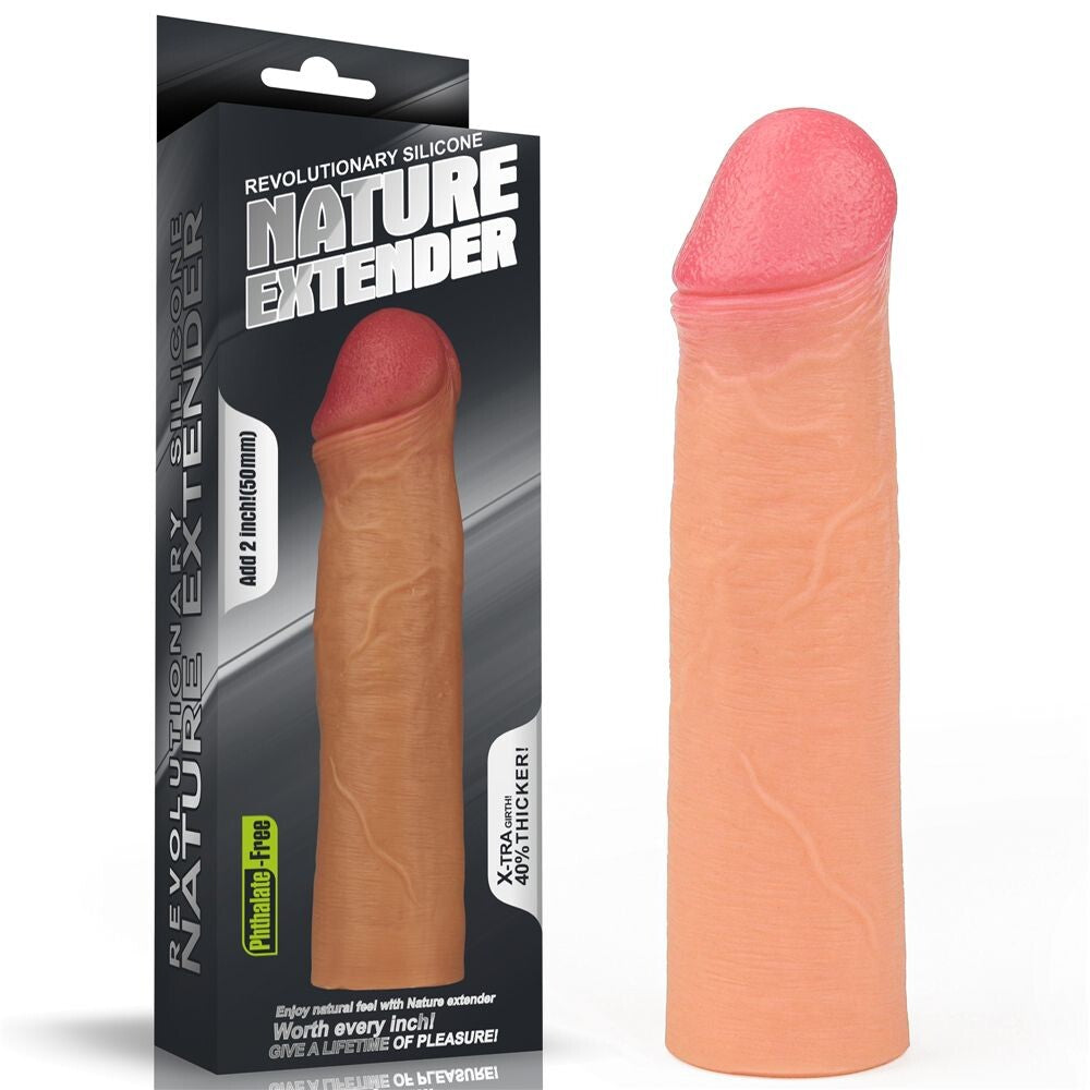 Guaina e Prolunga Pene Revolutionary Nature 17,5 cm - Erotika Shop