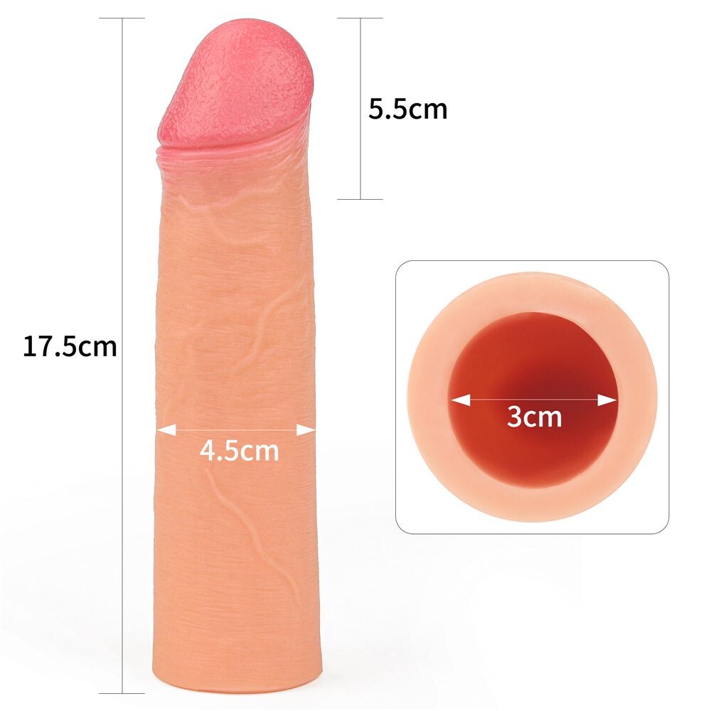 Guaina e Prolunga Pene Revolutionary Nature 17,5 cm - Erotika Shop