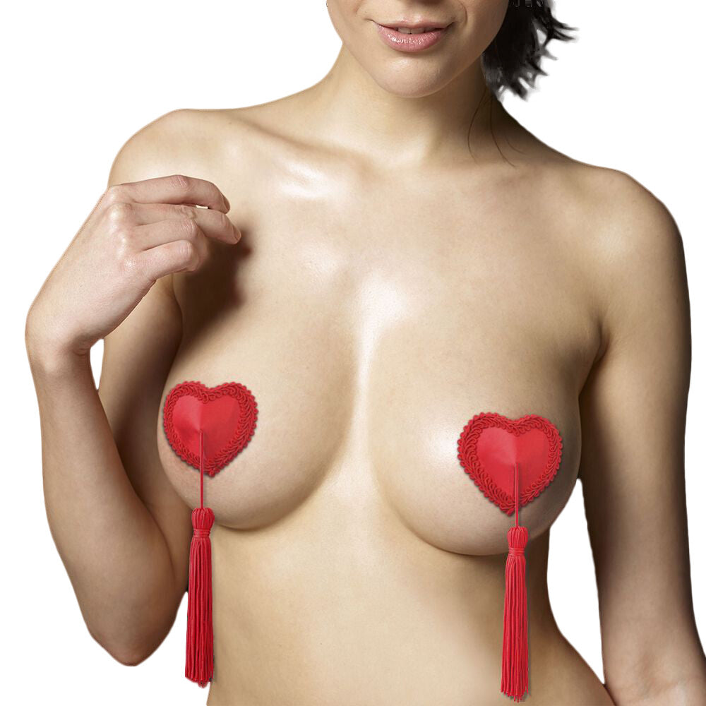 Copri Capezzoli Red Heart - Erotika Shop