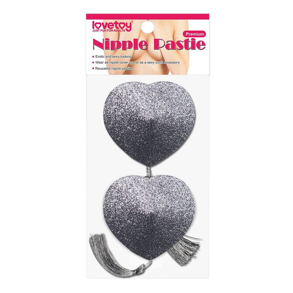 Copri Capezzoli Silver Heart - Erotika Shop