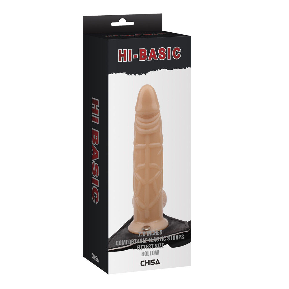 Strap On Hollow Cock 19 cm - Erotika Shop