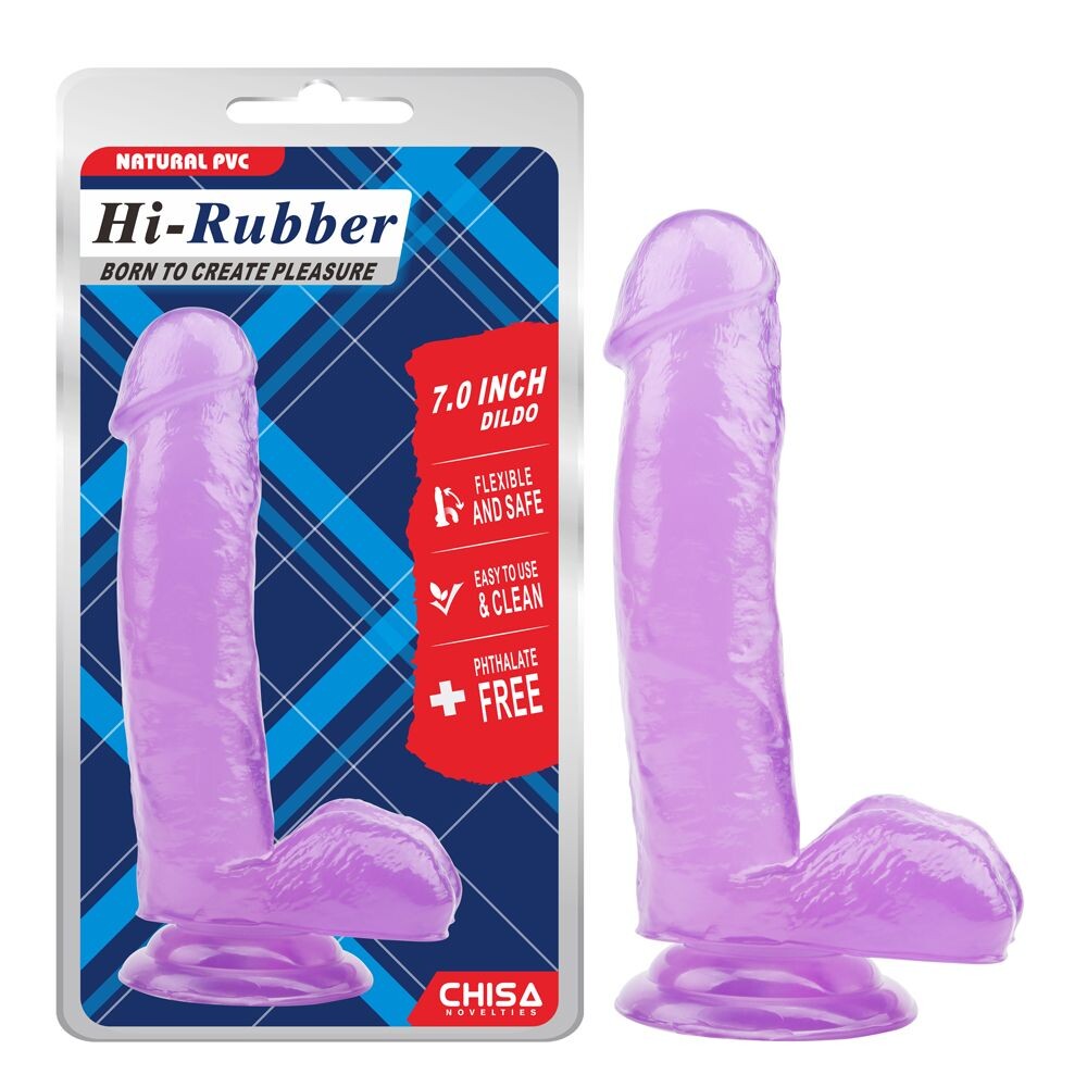 Dildo Realistico Rubber 17,5 cm