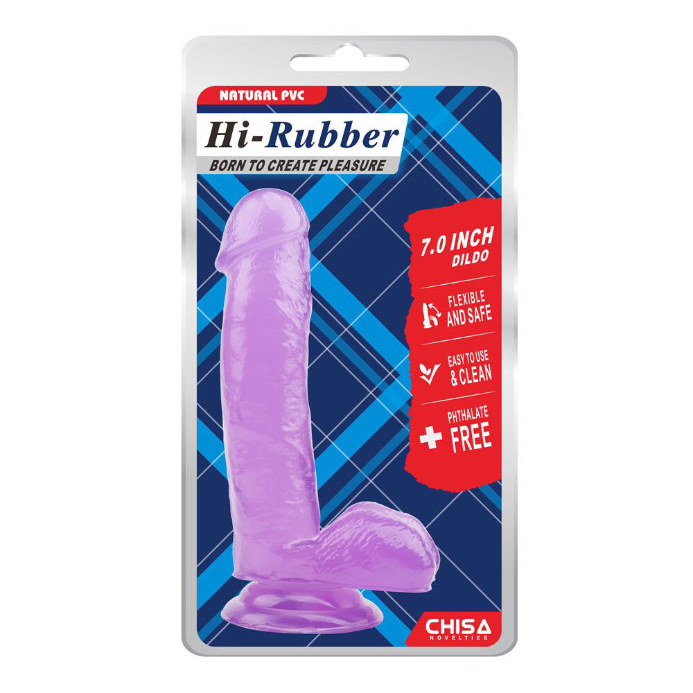 Dildo Realistico Rubber 17,5 cm