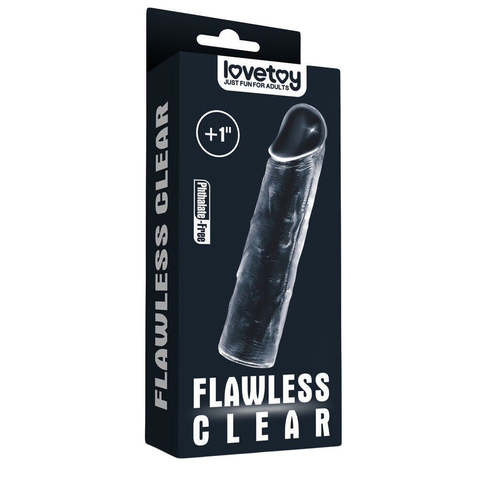 Guaina e Prolunga Pene Flawless 15,5 cm - Erotika Shop