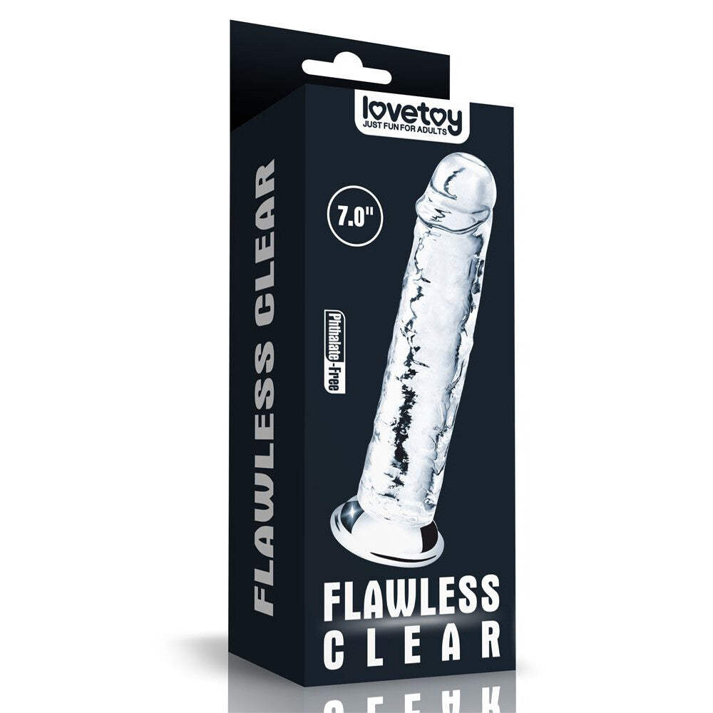 Dildo Realistico Flawless Clear 18 cm - Erotika Shop