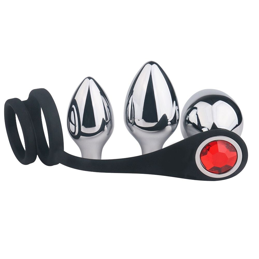 Plug Anale e Anello Fallico Pleasure Bully - Erotika Shop