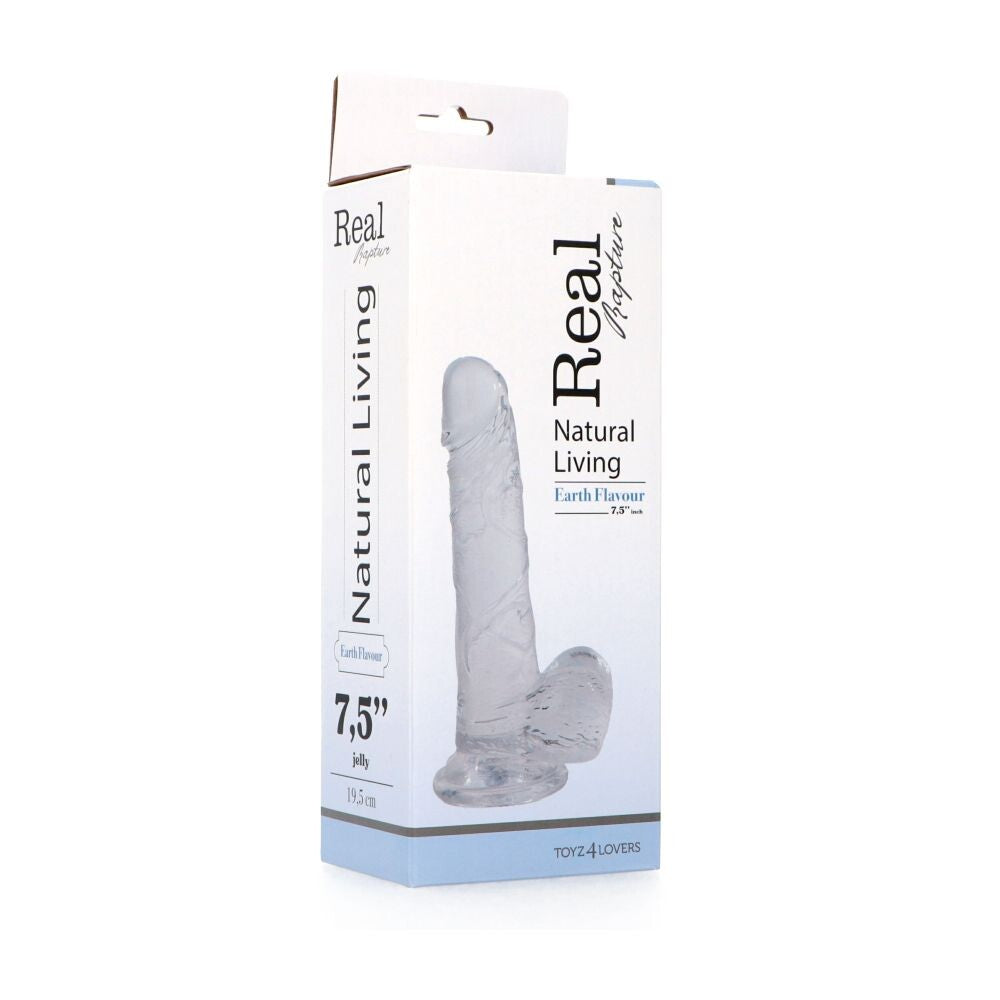 Dildo Realistico Clear Flavour 19,5 cm - Erotika Shop