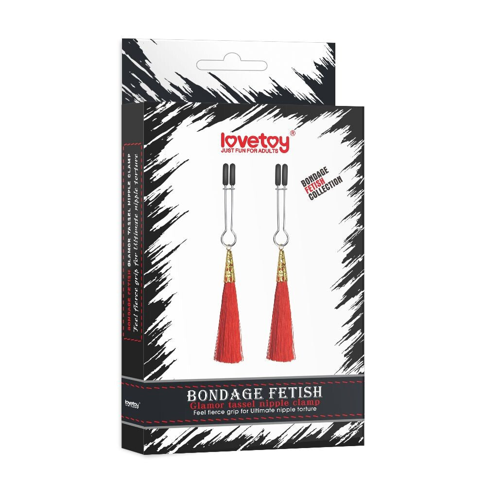 Pinzette per Capezzoli Glamor Tassel - Erotika Shop