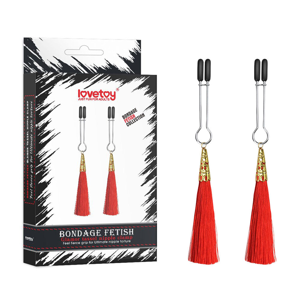 Pinzette per Capezzoli Glamor Tassel - Erotika Shop