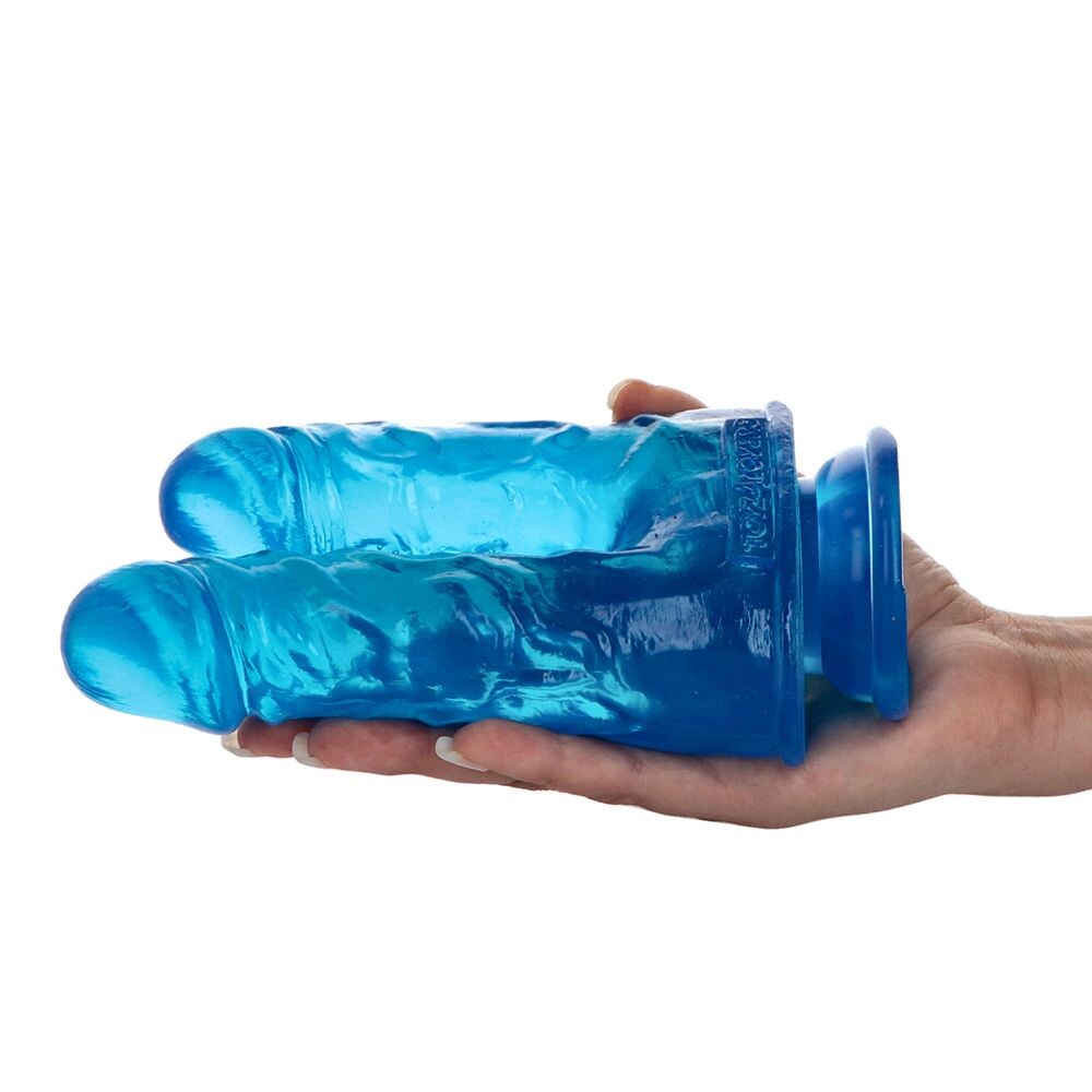 Dildo Doppio Jelly Caino e Abele 17,5 cm