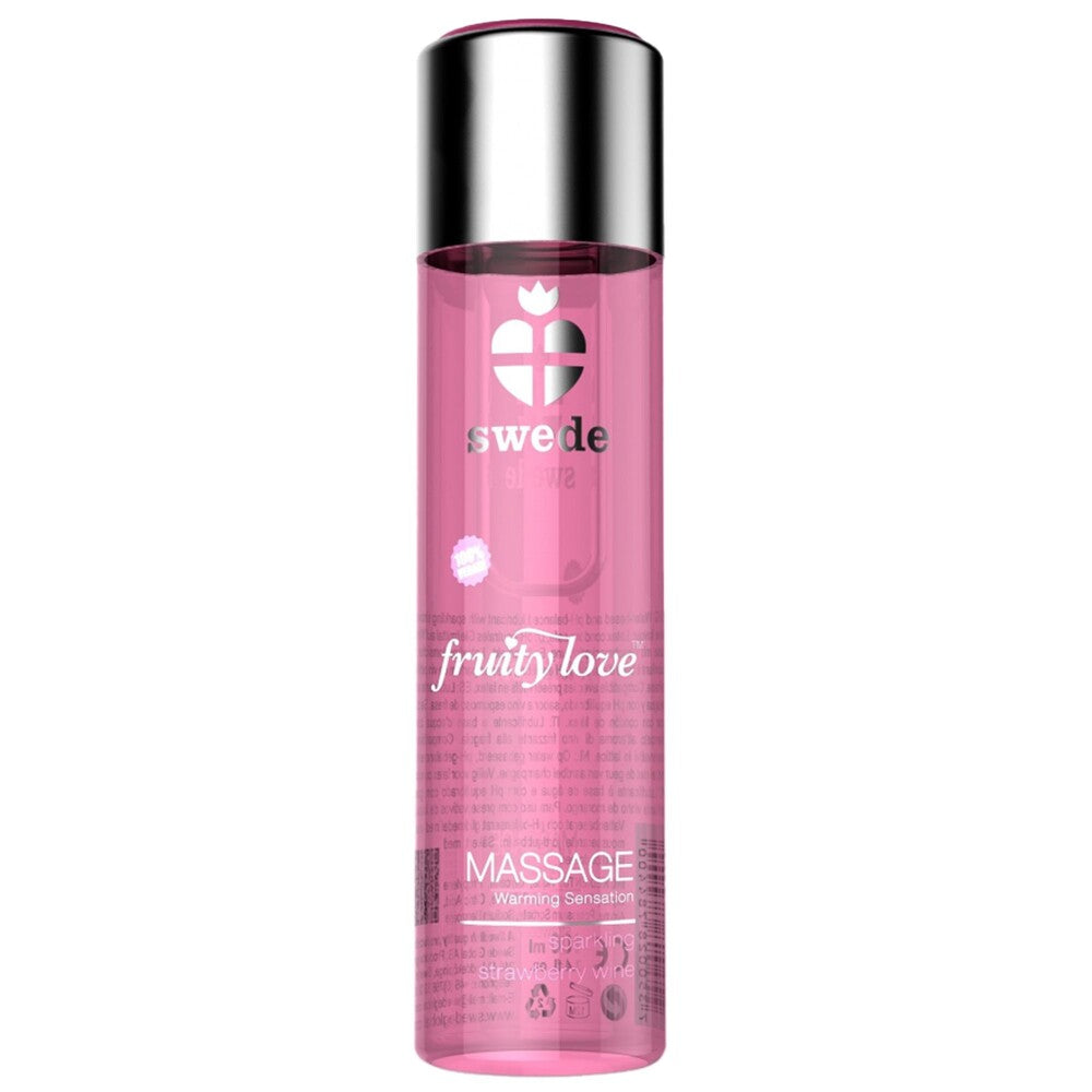 Olio Massaggio Riscaldante Fragola - Erotika Shop