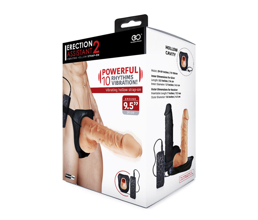 Strap On Vibrante Erection Glow 24 cm