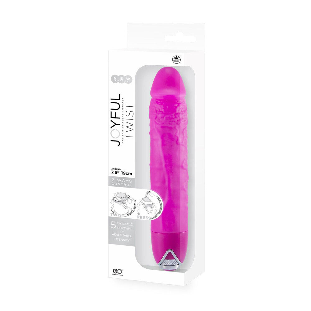 Vibratore Realistico Joyful Twist 24 cm - Erotika Shop