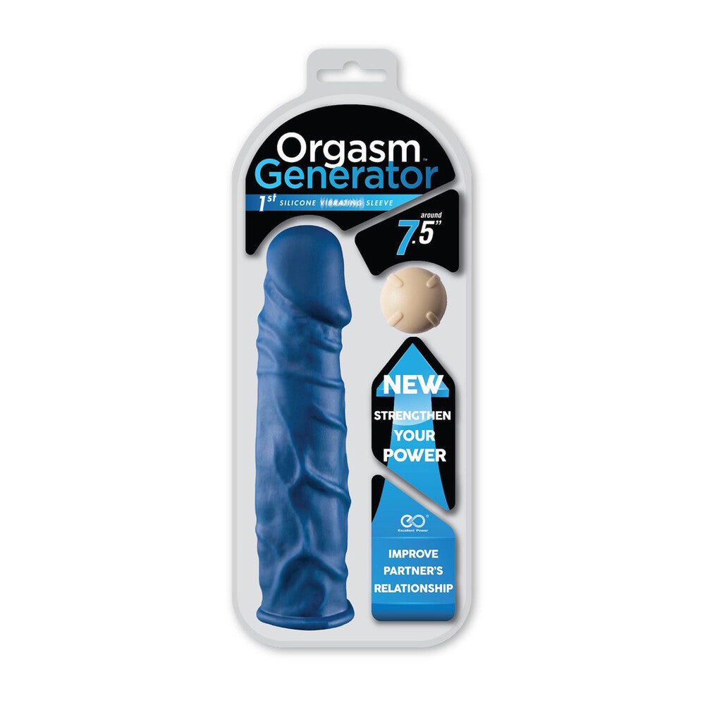 Guaina e Prolunga Vibrante Orgasm 18,5 cm - Erotika Shop