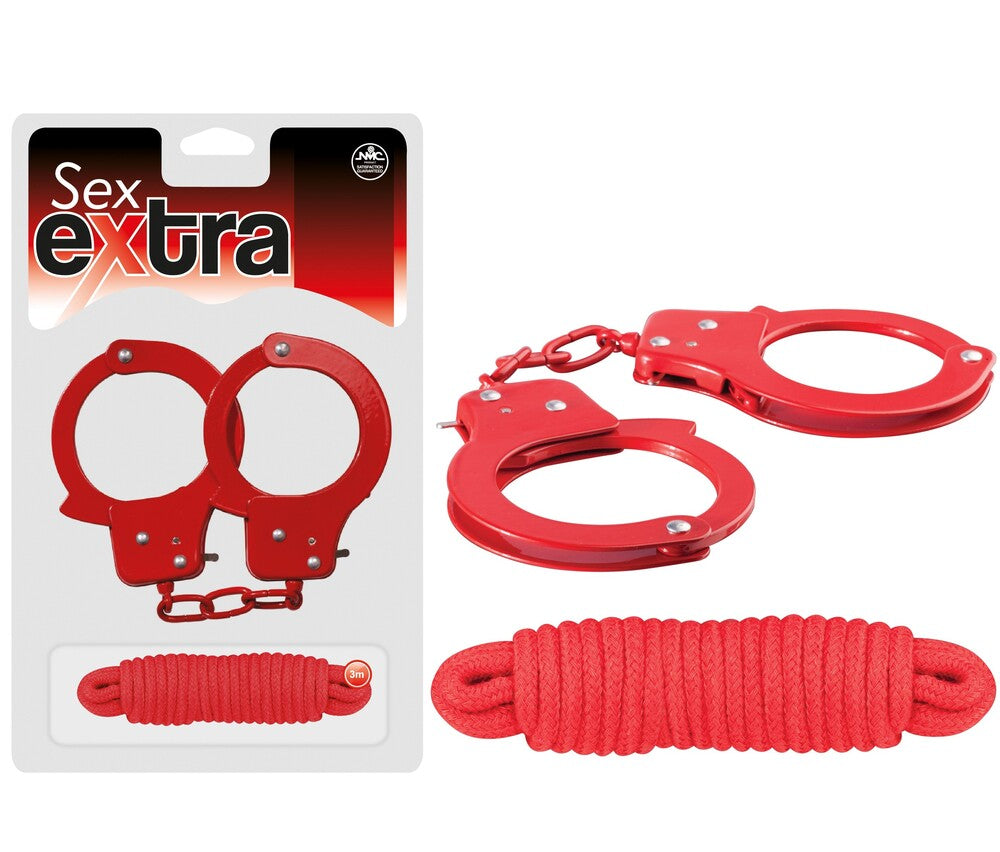 Manette Sexy e Corda Bondage Sex Extra 3 m
