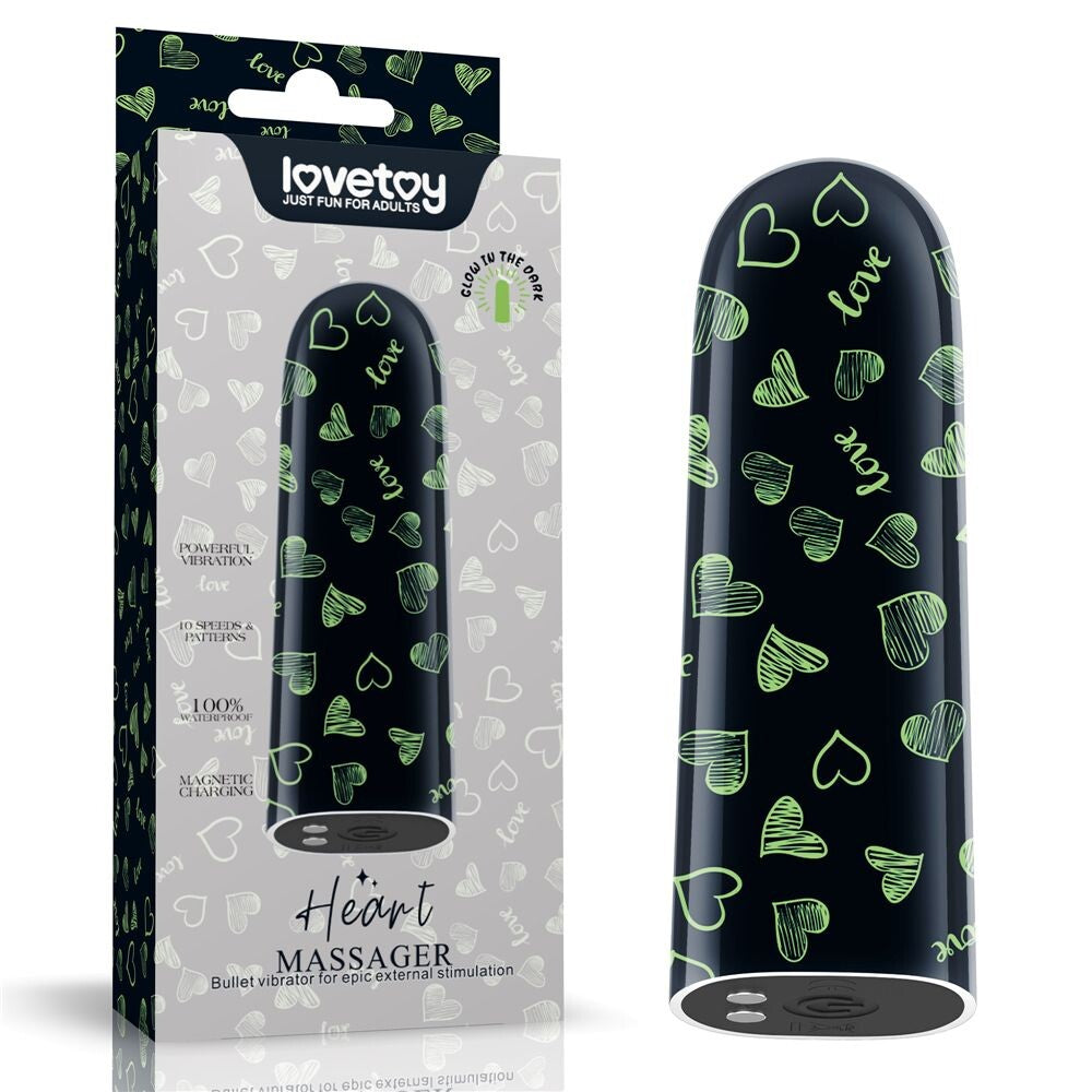 Vibratore Clitoride Glow in the Dark Massager - Erotika Shop