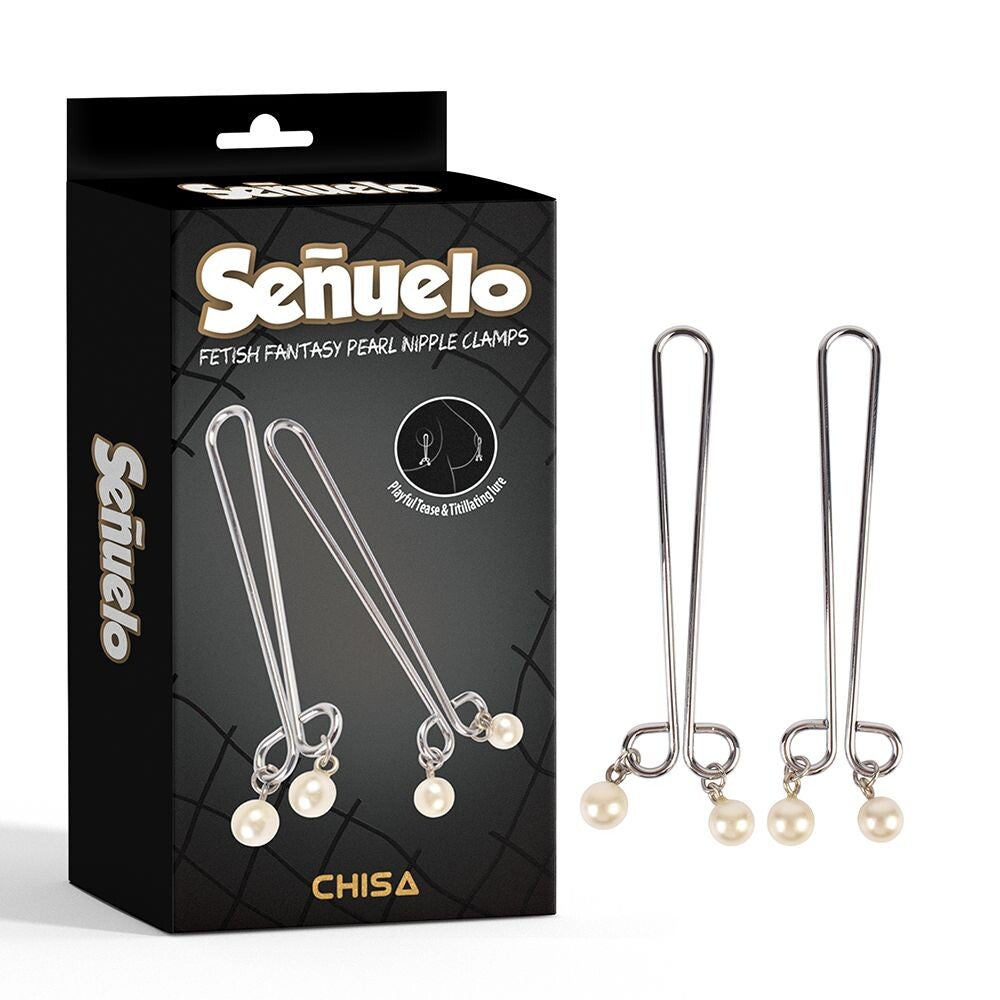 Pinzette per Capezzoli Fetish Fantasy Pearl - Erotika Shop