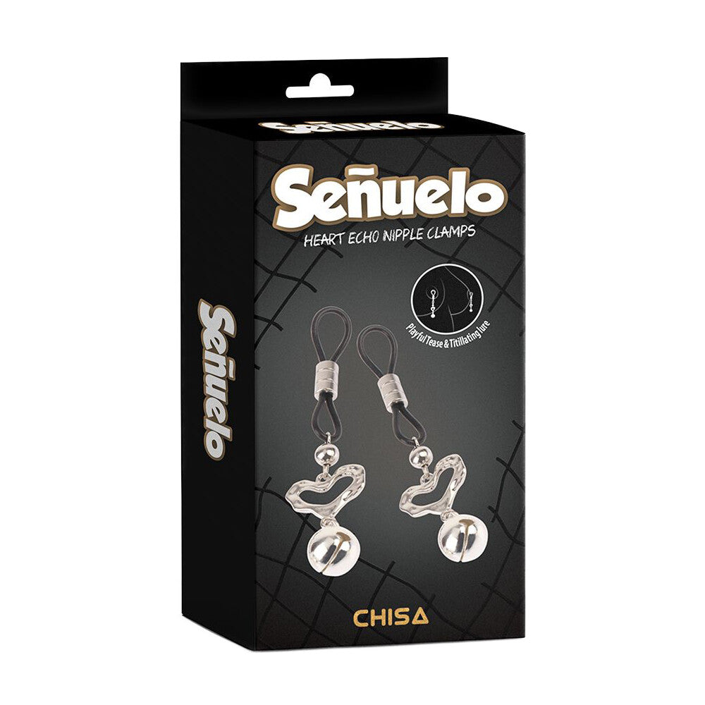 Pinzette per Capezzoli Heart Echo - Erotika Shop