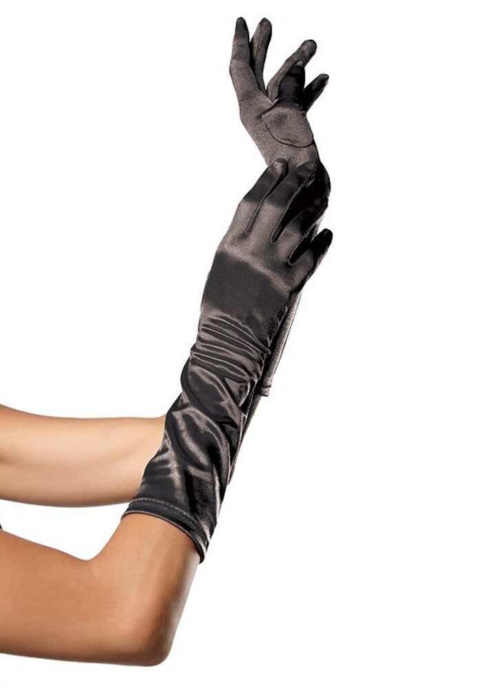 Guanti Sexy Elbow Nero - Erotika Shop