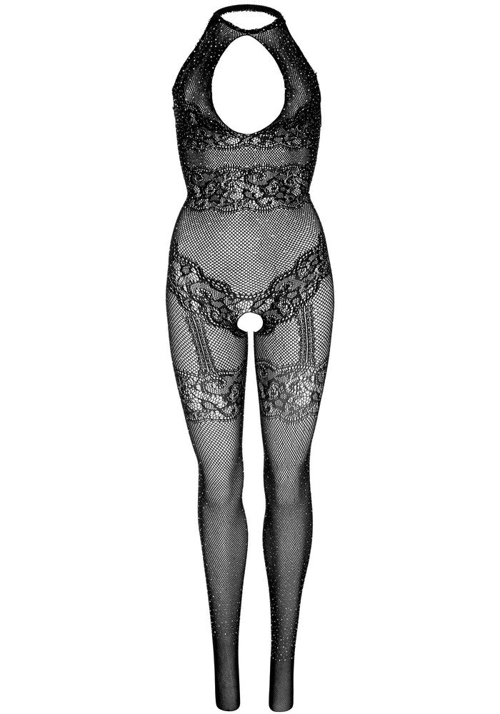 Tuta Sexy Seamless Fishnet Nero - Erotika Shop