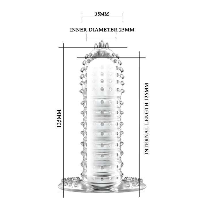 Guaina e Prolunga Pene Sleeve Tower 13,5 cm - Erotika Shop
