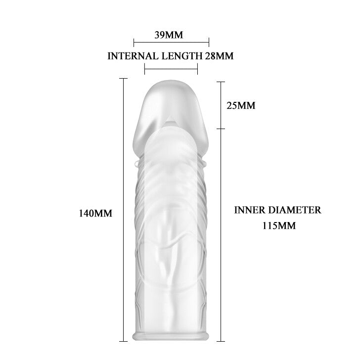 Guaina e Prolunga Pene Sleeves Extra 14 cm - Erotika Shop