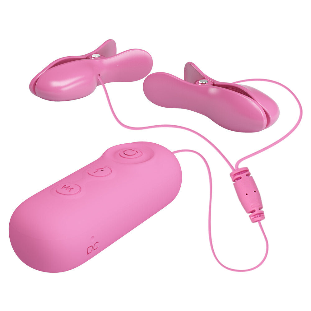 Pinzette Vibranti Per Capezzoli Romantic Wave II - Erotika Shop