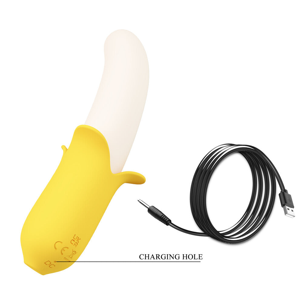 Vibratore Punto-G Banana Geek 19,5 cm