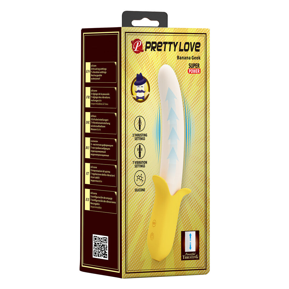 Vibratore Punto-G Banana Geek 19,5 cm