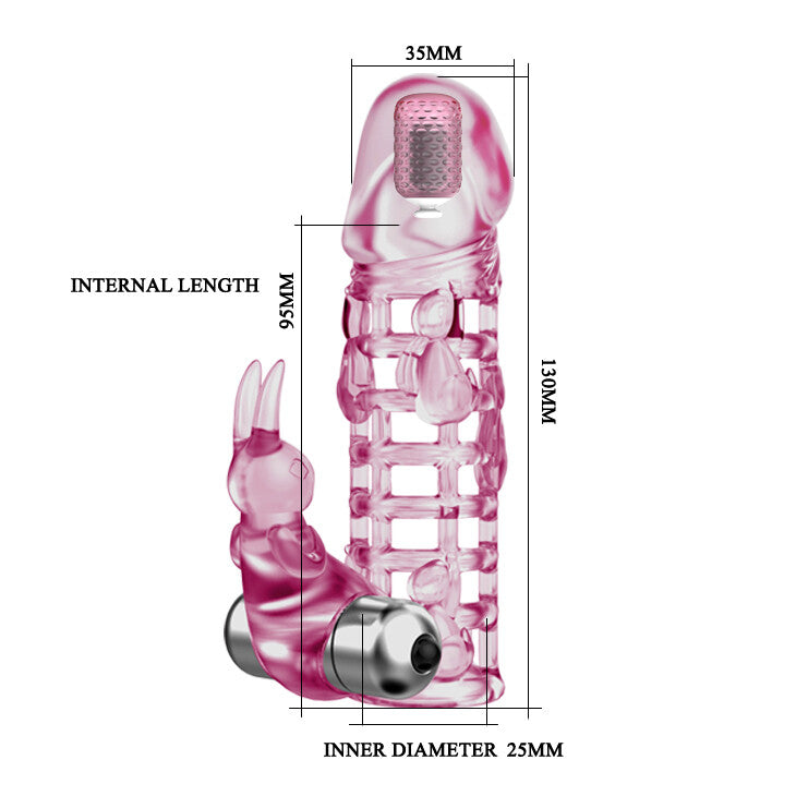 Guaina e Prolunga Pene Ultimate Love Sleeve Cobra 13 cm - Erotika Shop
