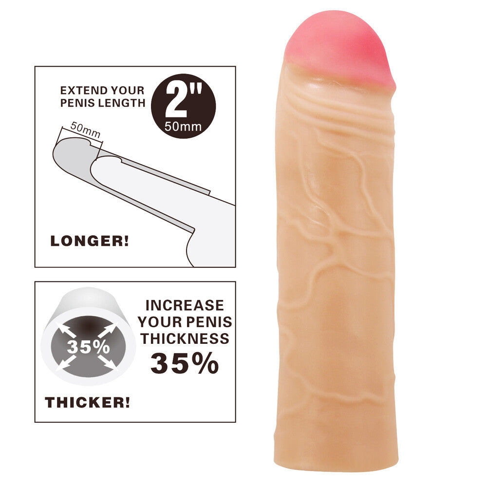 Guaina e Prolunga Pene Chane 18 cm - Erotika Shop