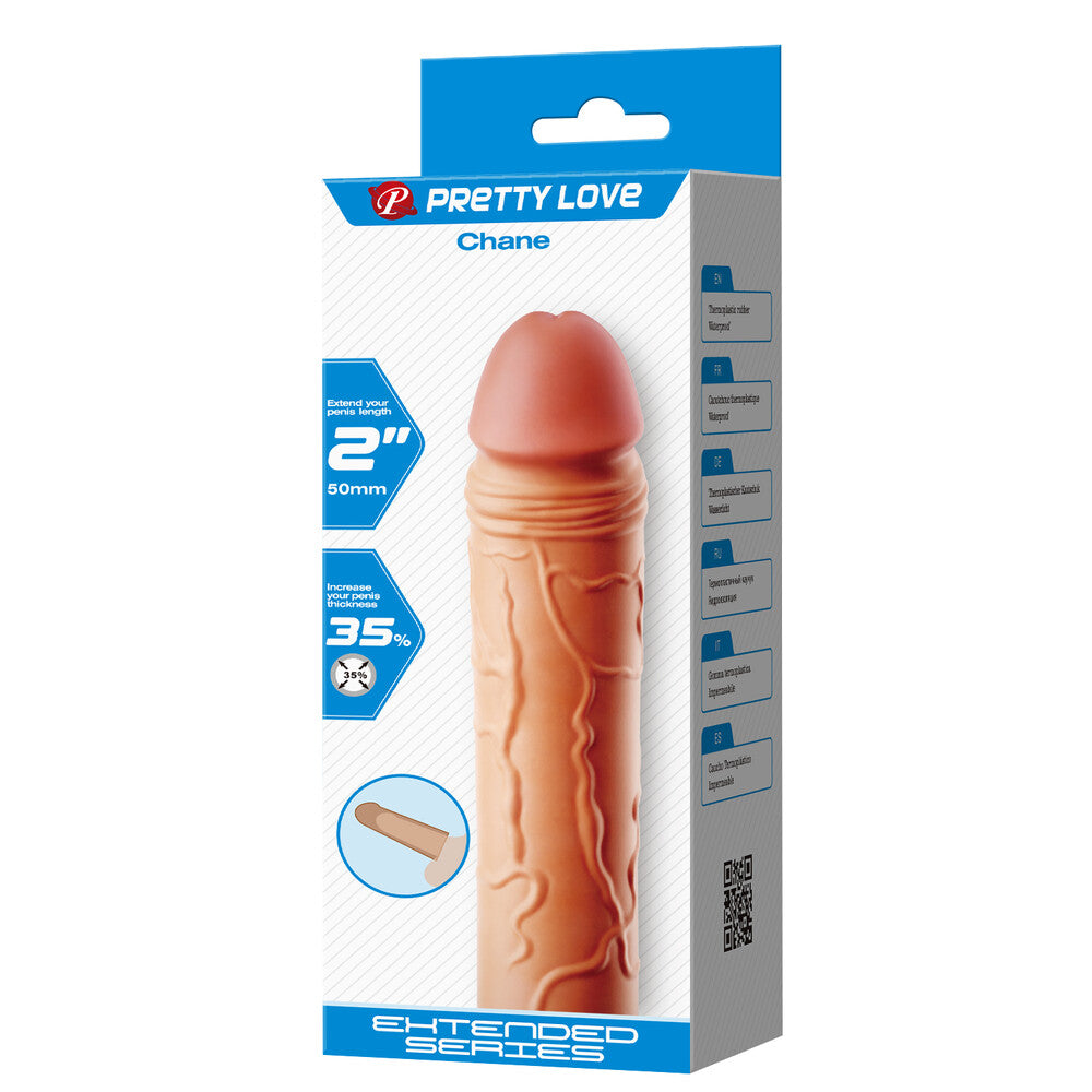 Guaina e Prolunga Pene Chane 18 cm - Erotika Shop