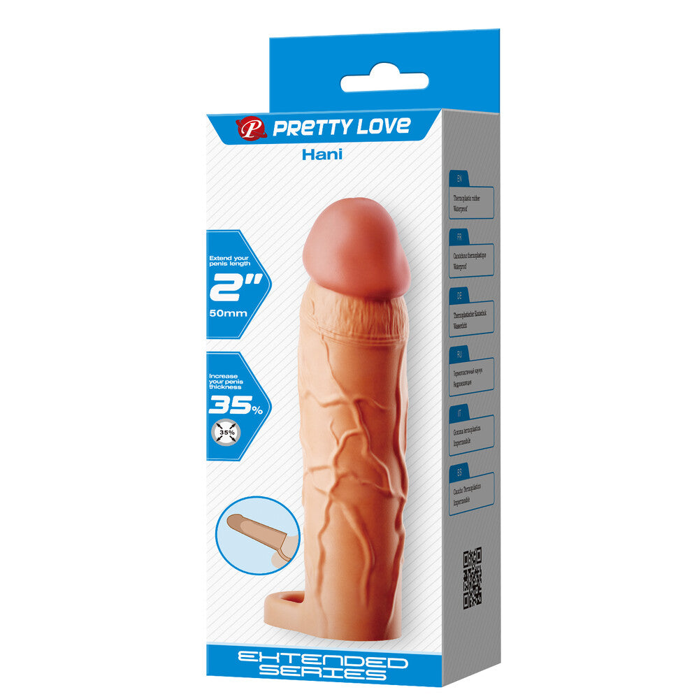 Guaina e Prolunga Pene Hani 18 cm - Erotika Shop